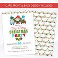 christmas office party invitation editable
